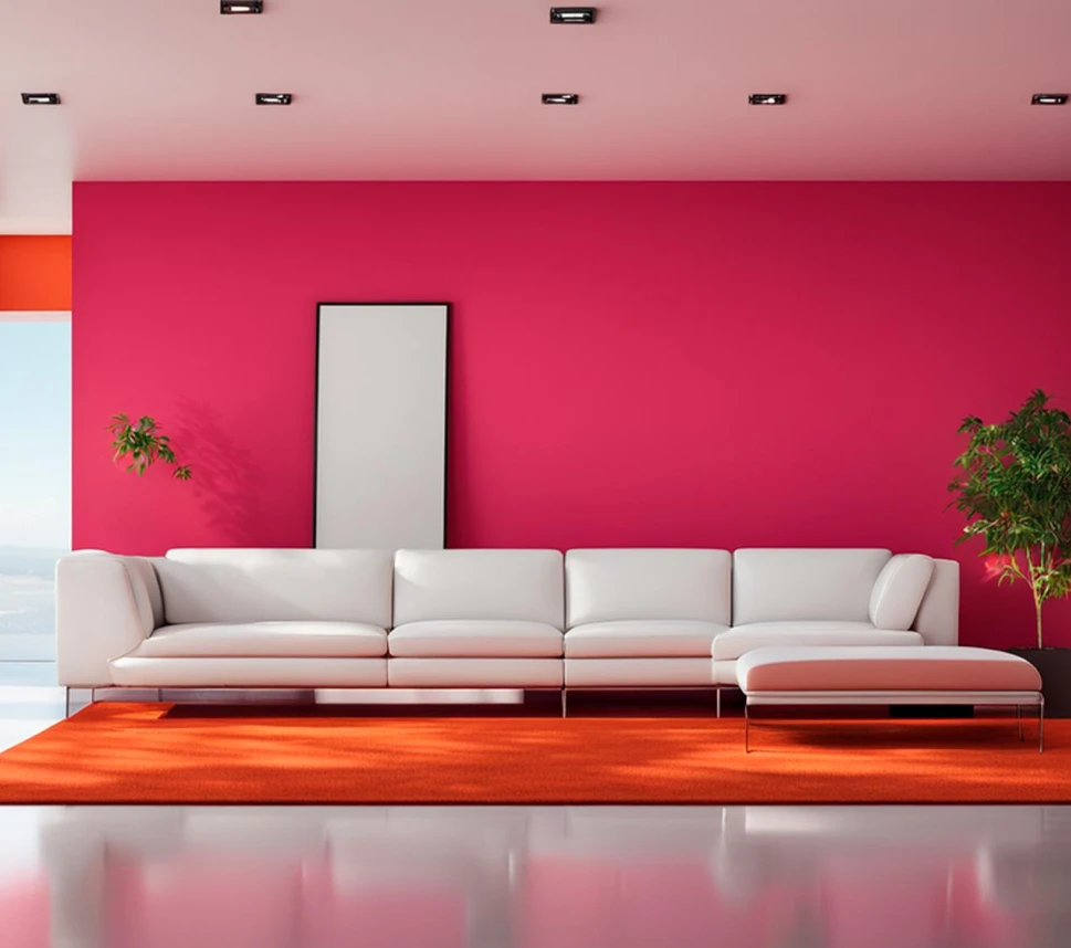 Contemporary living room interior representing completed handover