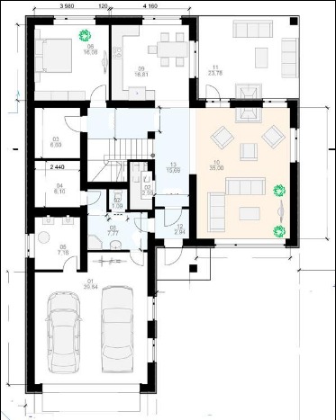 Architectural floor plan
